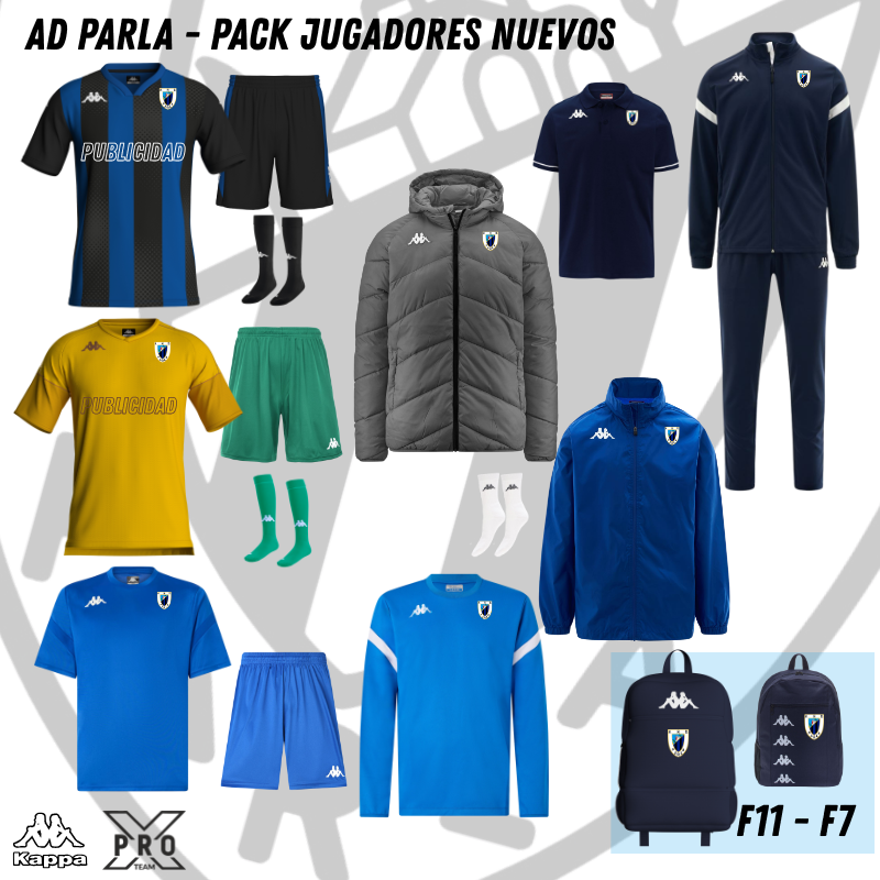 PACK NUEVOS JUGADORES ALEVIN F11 INFANTIL CADETE JUVENIL Y SENIOR